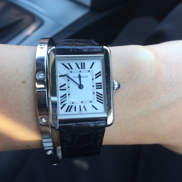 SOLD Silver love style bracelet Crystal stones - Picture 4 of 7